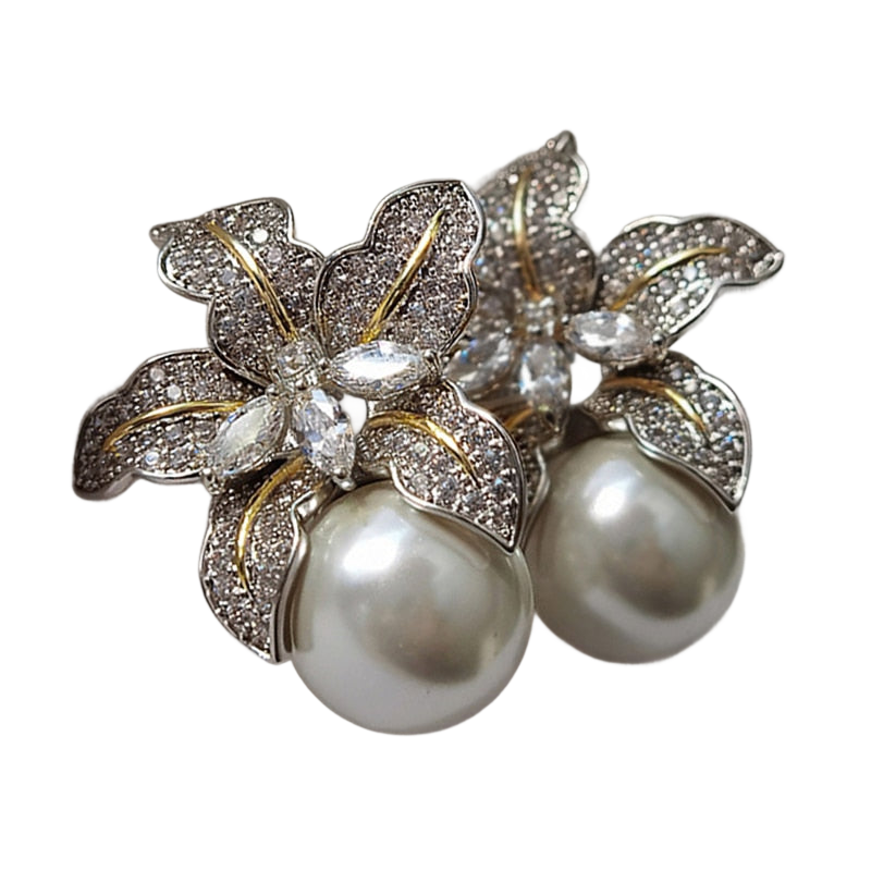 Floral Pearl Stud Earrings
 
 Enhance your style with these trendy Flower Pearl Stud Earrings. The geometric shape and simulated-pearl design add a touch of elegance to any outfit.
 
 
MateriGlam DuchessGlam DuchessFloral Pearl Stud Earrings