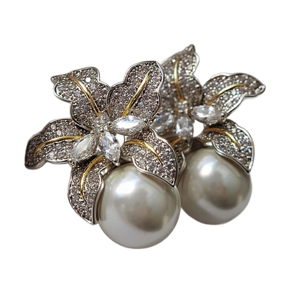 Floral Pearl Stud Earrings
 
 Enhance your style with these trendy Flower Pearl Stud Earrings. The geometric shape and simulated-pearl design add a touch of elegance to any outfit.
 
 
MateriGlam DuchessGlam DuchessFloral Pearl Stud Earrings