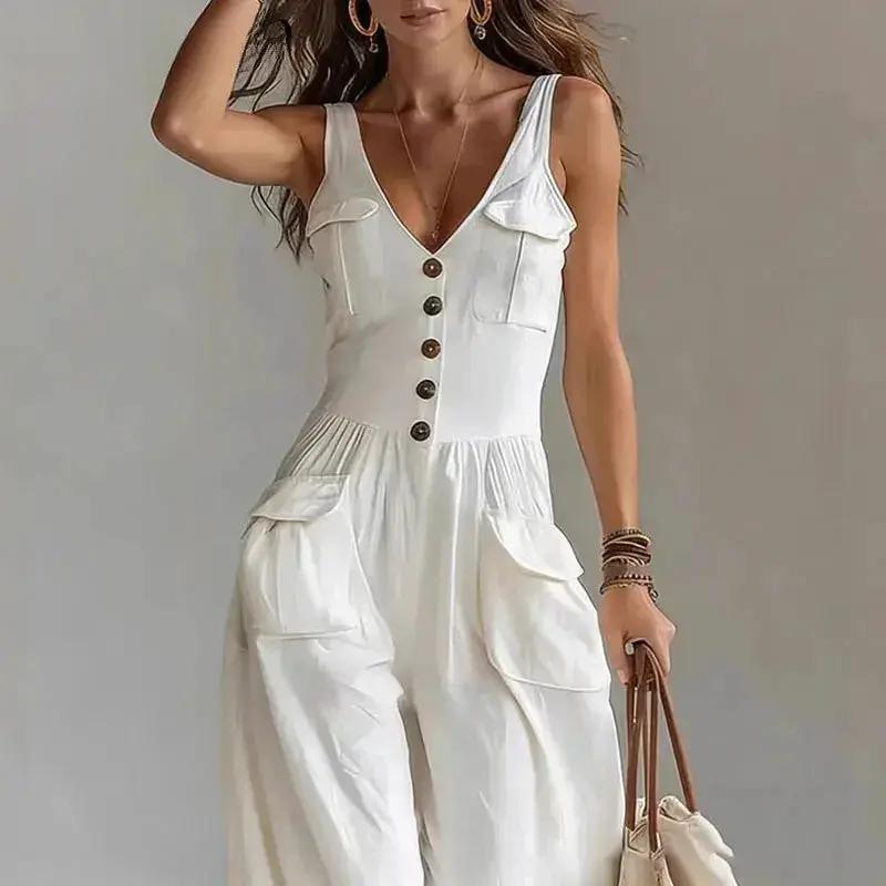 Jumpsuit In Tatting Lace With Premium Polyester Exclusive by Adornity
