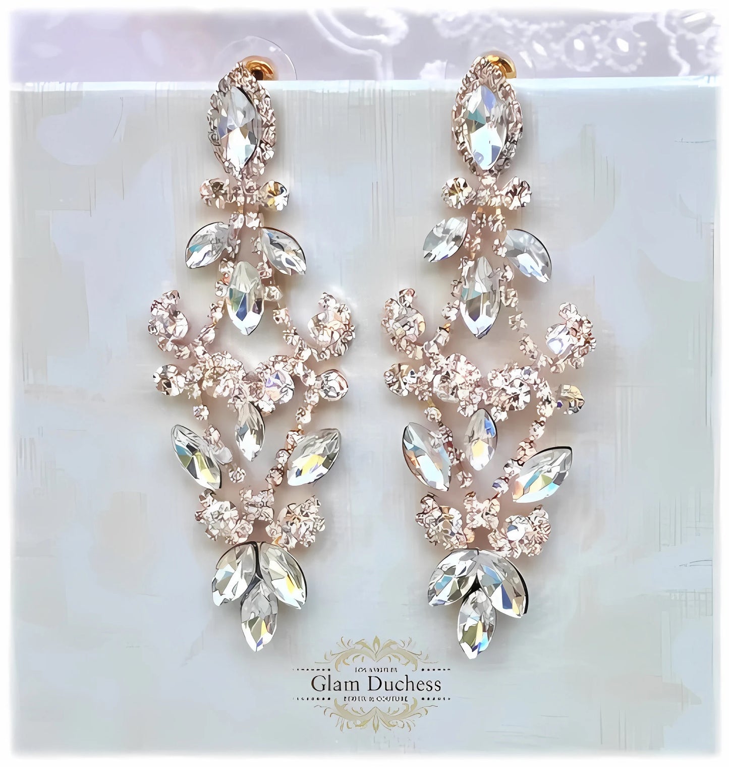 Bridal Chandelier Earrings Wedding Jewelry