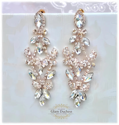 Bridal Chandelier Earrings Wedding Jewelry