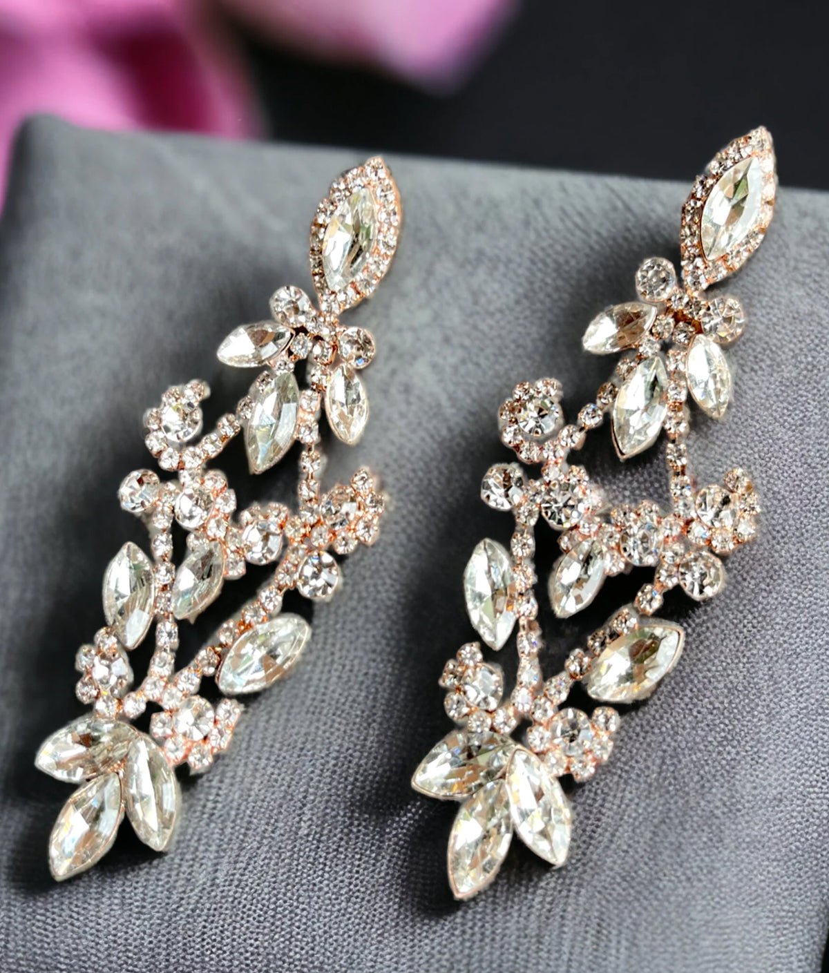 Bridal Chandelier Earrings Wedding Jewelry