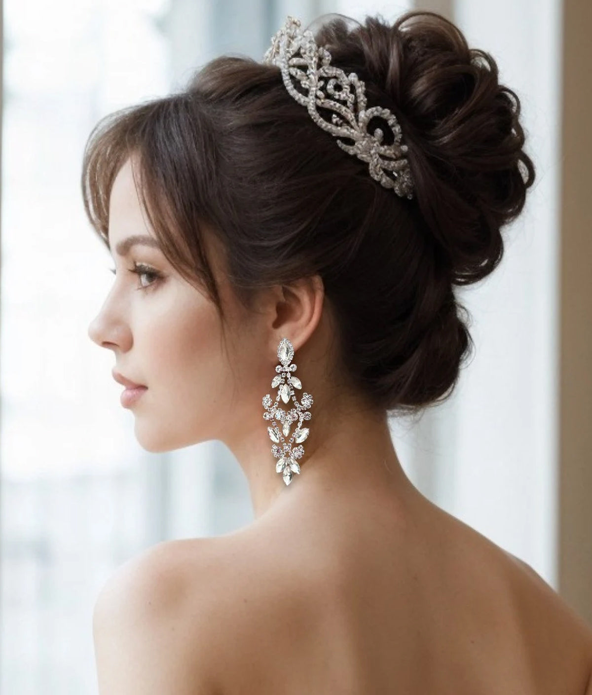 Bridal Chandelier Earrings Wedding Jewelry