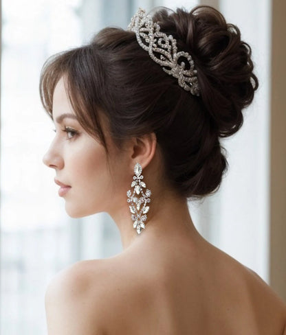 Bridal Chandelier Earrings Wedding Jewelry